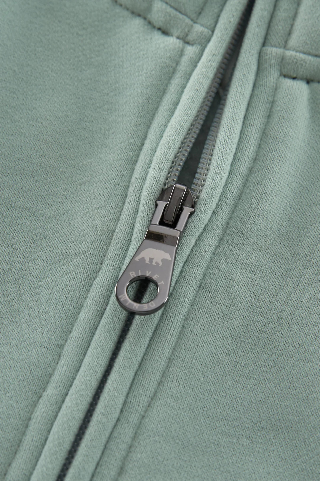 Rivet & Denim 1/4-zip Flux Top | Jade
