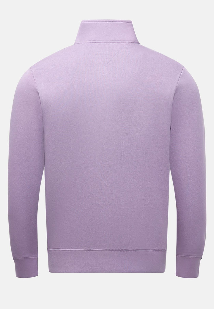 Rivet & Denim 1/4-zip Flux Top | Lilac