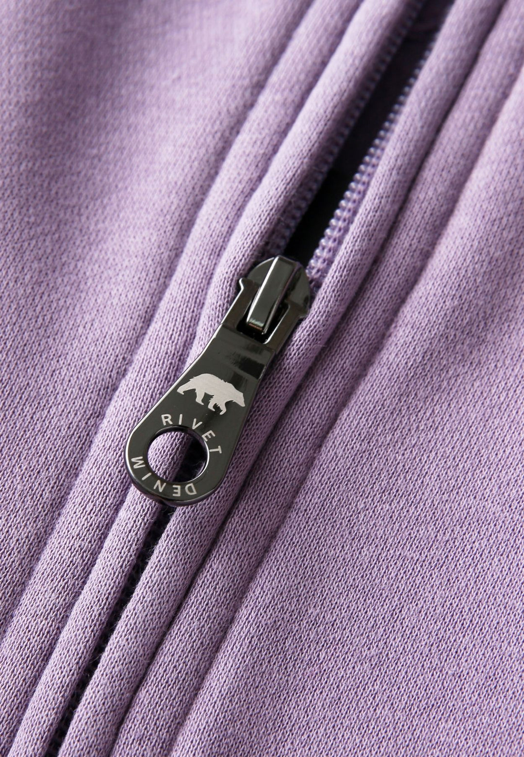 Rivet & Denim 1/4-zip Flux Top | Lilac