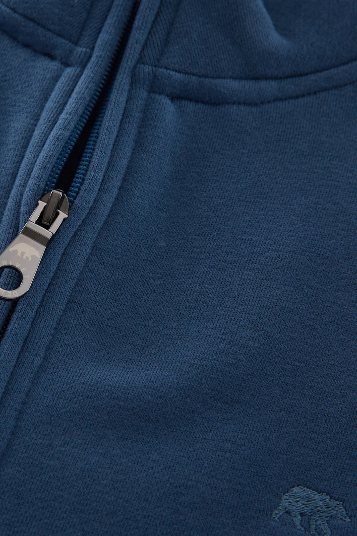 Rivet & Denim 1/4-zip Flux Top | Sea