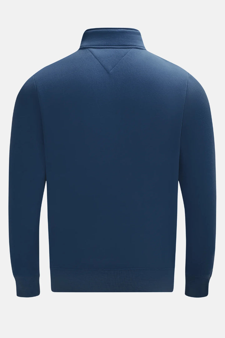 Rivet & Denim 1/4-zip Flux Top | Sea
