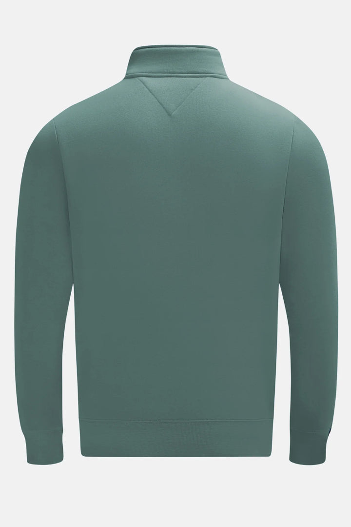 Rivet & Denim 1/4-zip Flux Top | Stormy