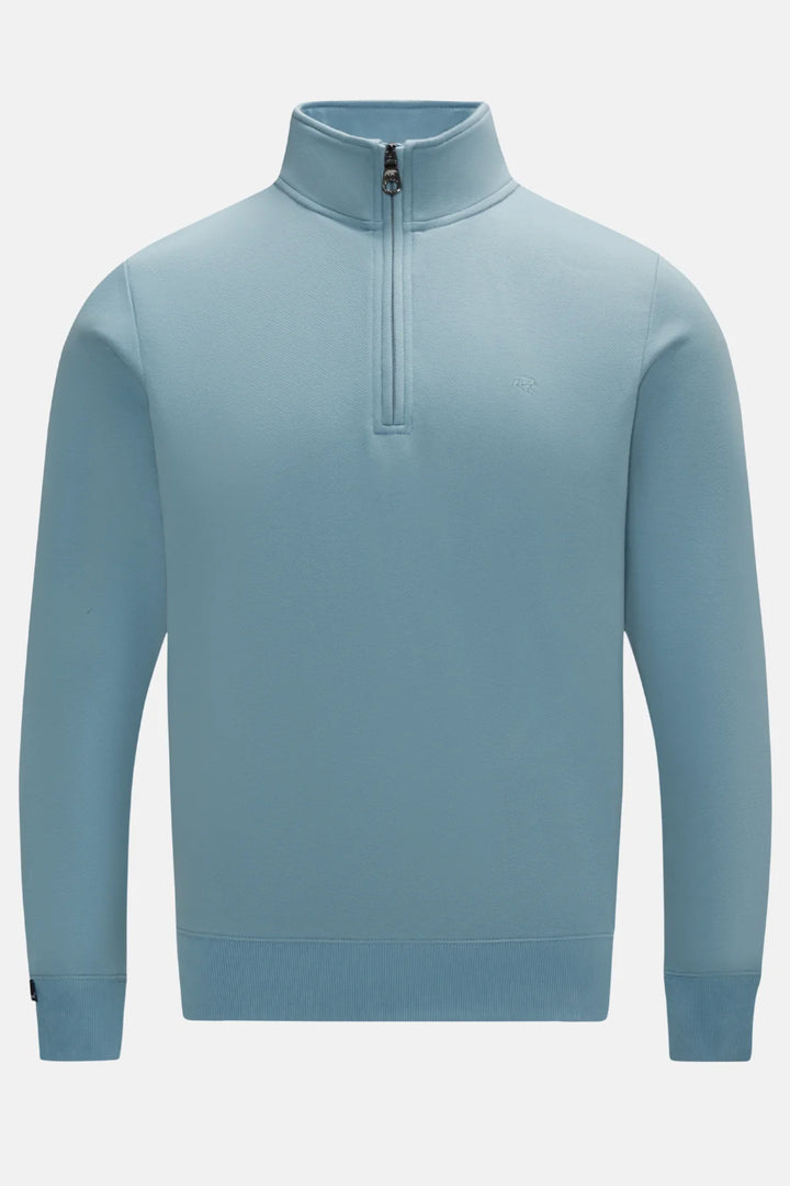 Rivet & Denim 1/4-zip Top | Trigger | Blue