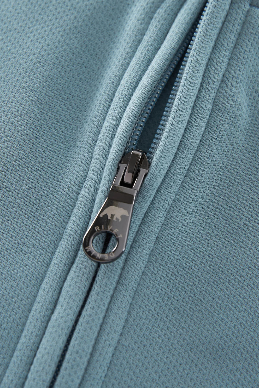 Rivet & Denim 1/4-zip Top | Trigger | Blue