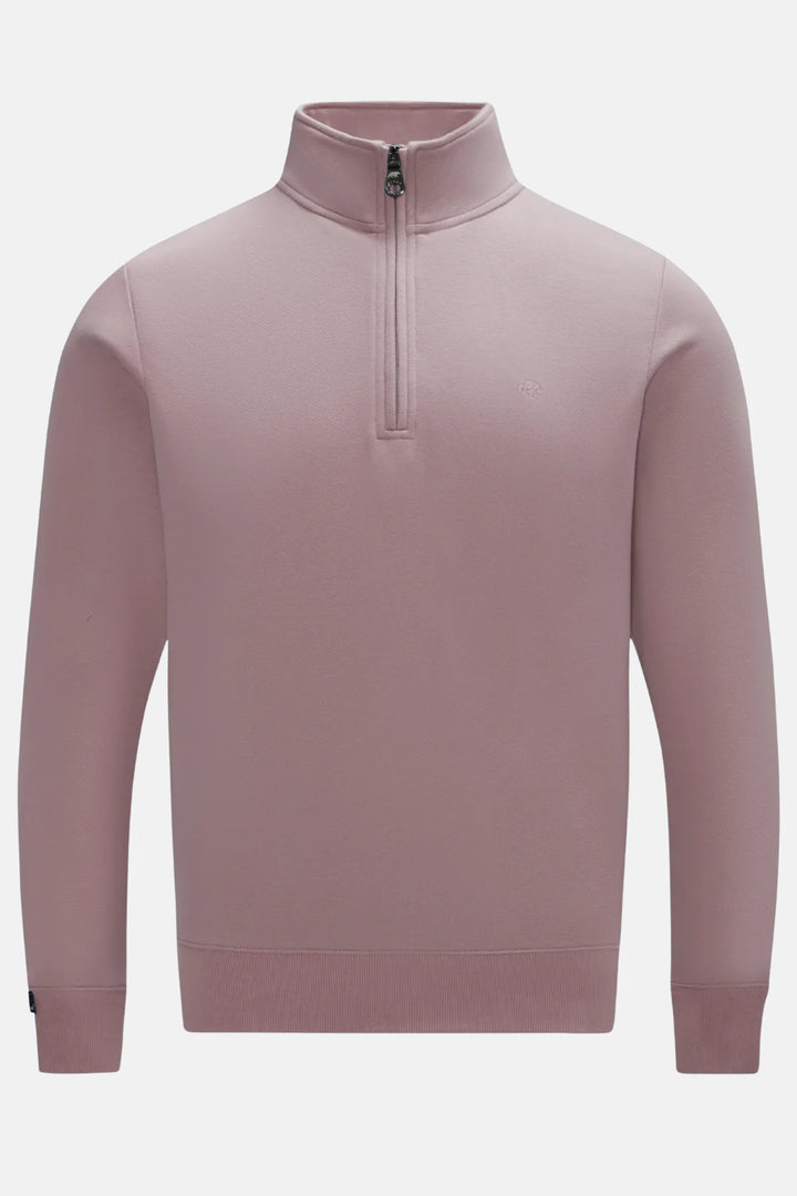 Rivet & Denim 1/4-zip Top | Trigger | Woodrose