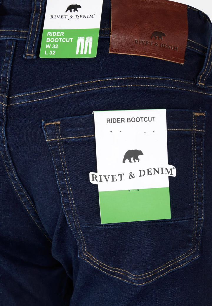 Rivet & Denim Bootcut Jeans | Rider | Dark Wash