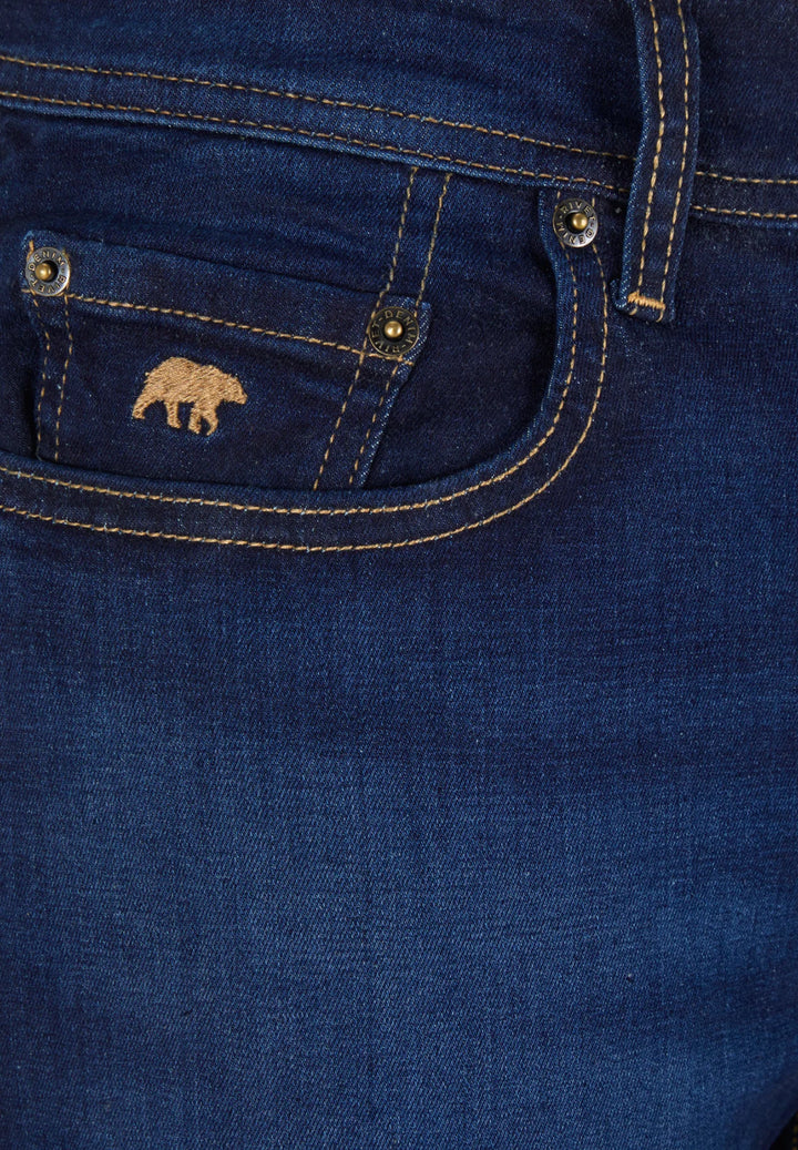 Rivet & Denim Bootcut Jeans | Rider | Stone Wash