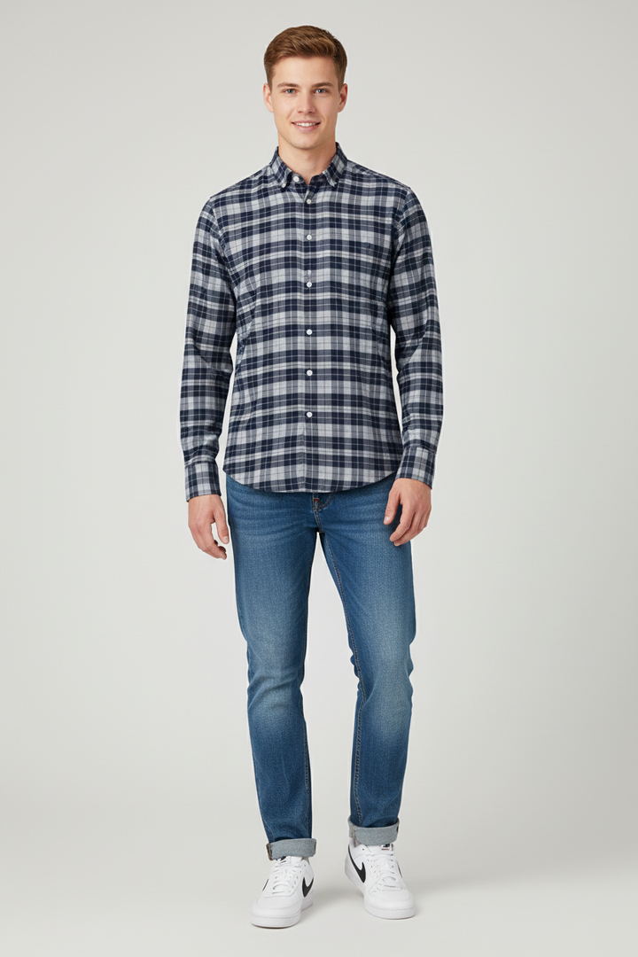 Rivet & Denim Check Shirt | #06