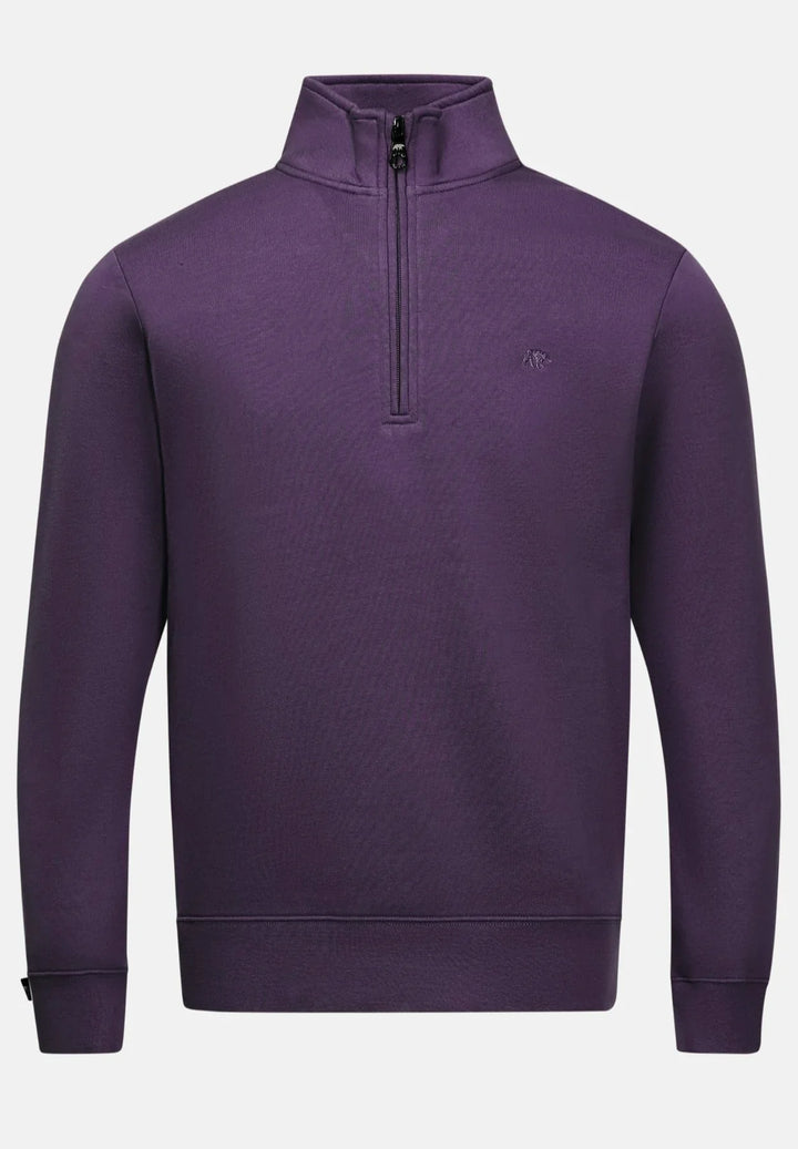 Rivet & Denim Flux 1/4-zip Top | Purple
