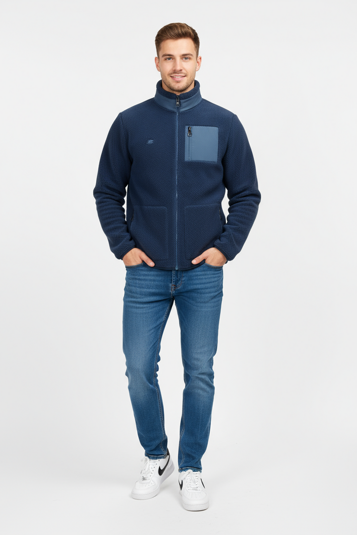 Rivet & Denim Manjaro Fleece Jacket | Navy
