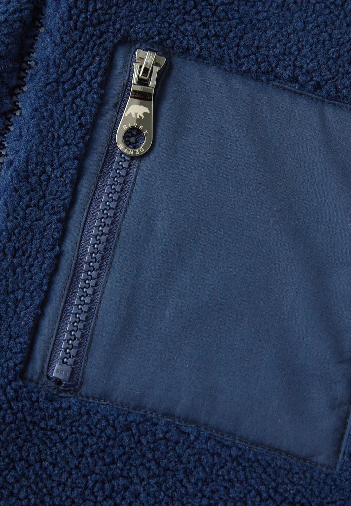 Rivet & Denim Manjaro Fleece Jacket | Navy