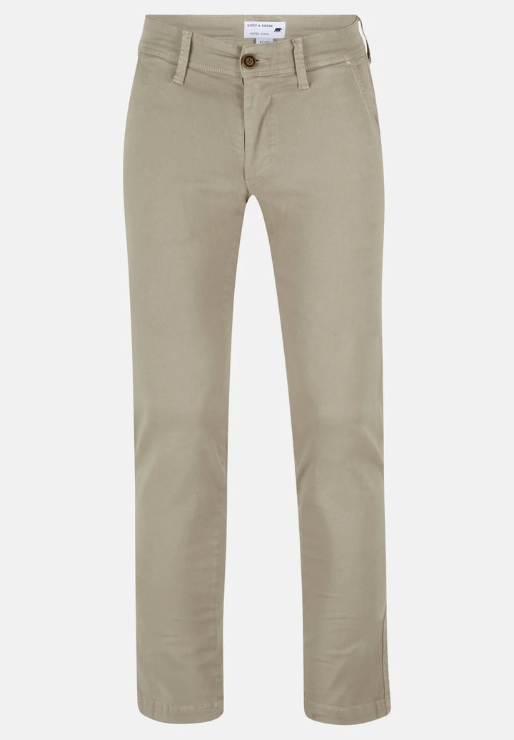 Rivet & Denim Metro Chinos | Dark Khaki