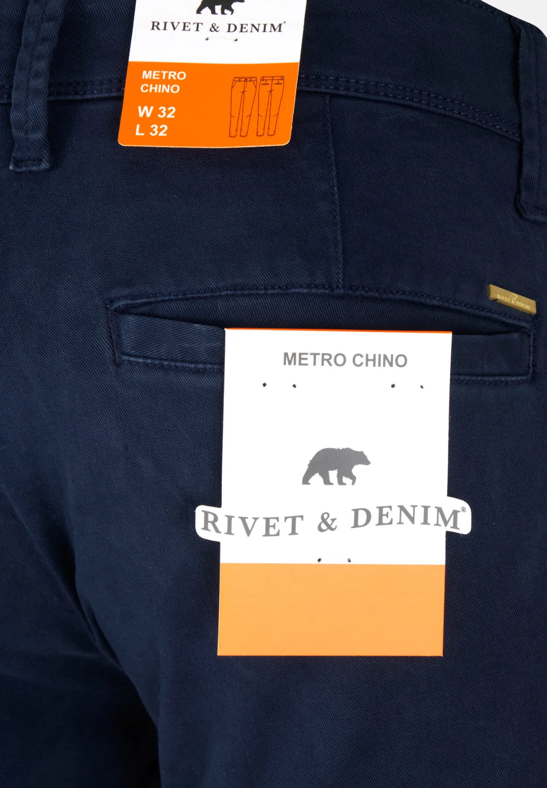 Rivet & Denim Metro Chinos | Navy