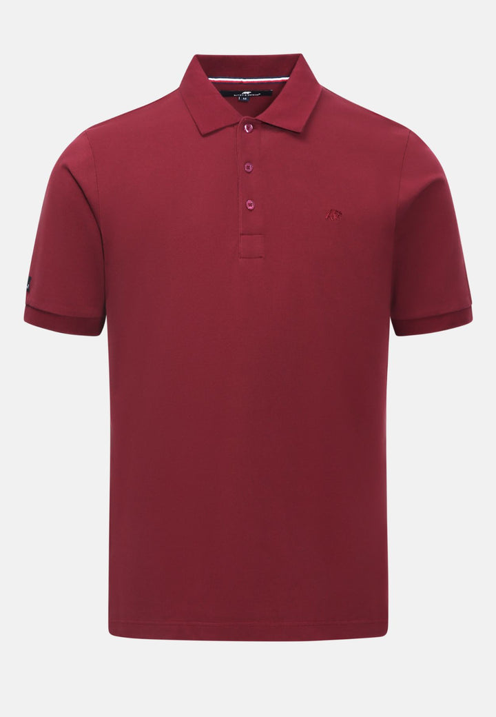 Rivet & Denim Mountain Polo Shirt | Burgundy