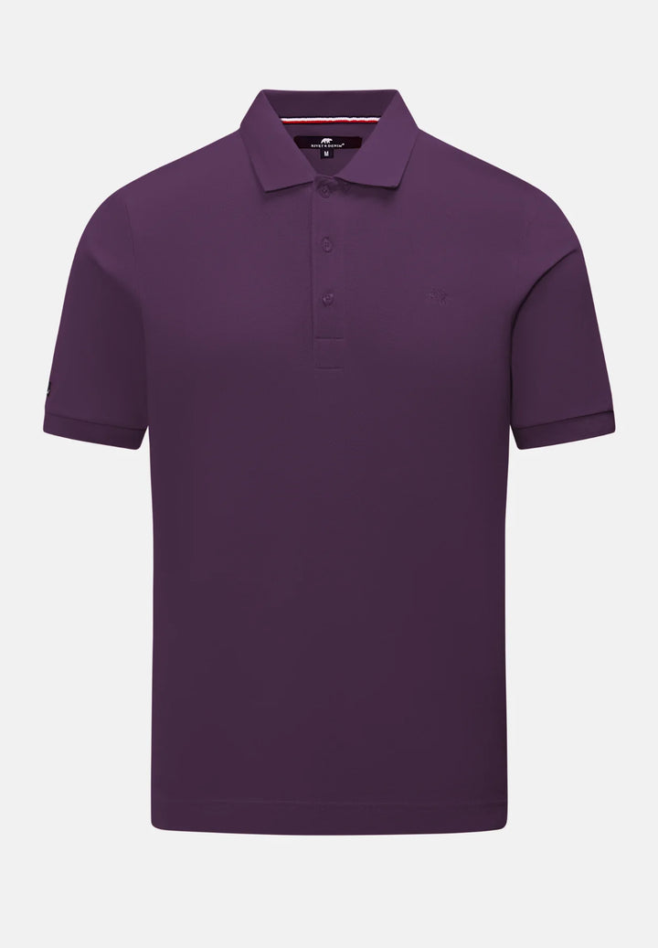 Rivet & Denim Mountain Polo Shirt | Purple