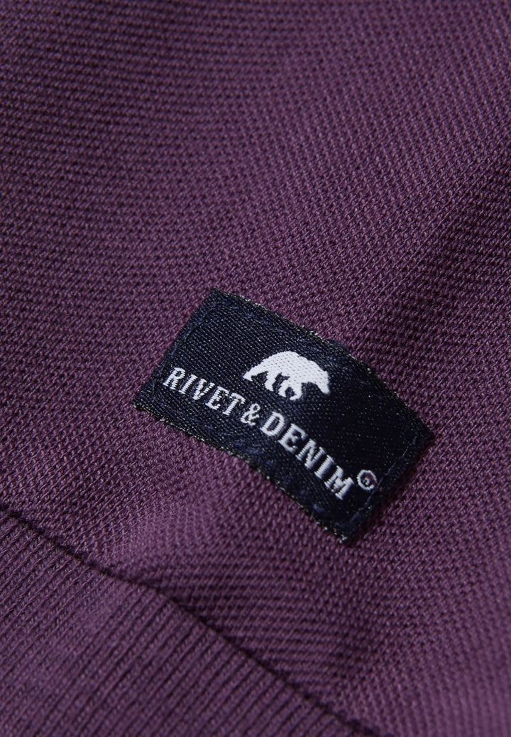 Rivet & Denim Mountain Polo Shirt | Purple