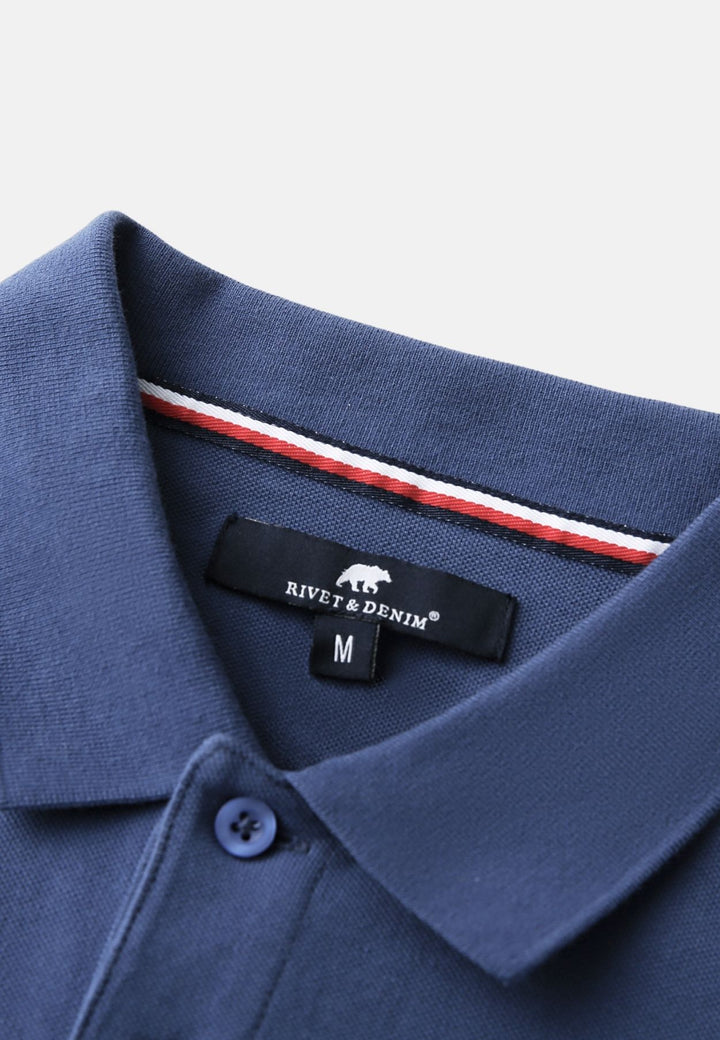 Rivet & Denim Mountain Polo Shirt | Steel