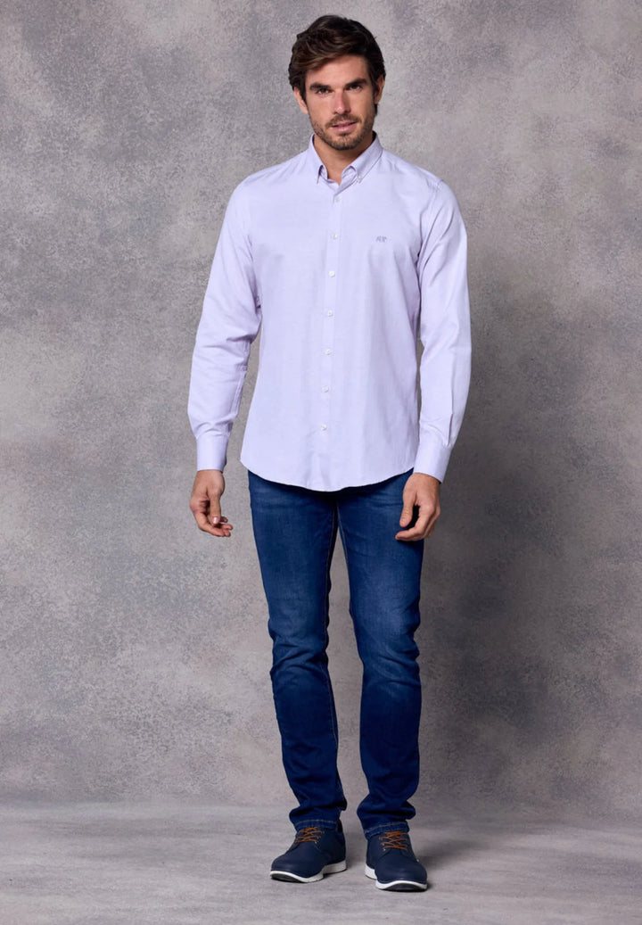 Rivet & Denim Oxford Shirt | Lilac