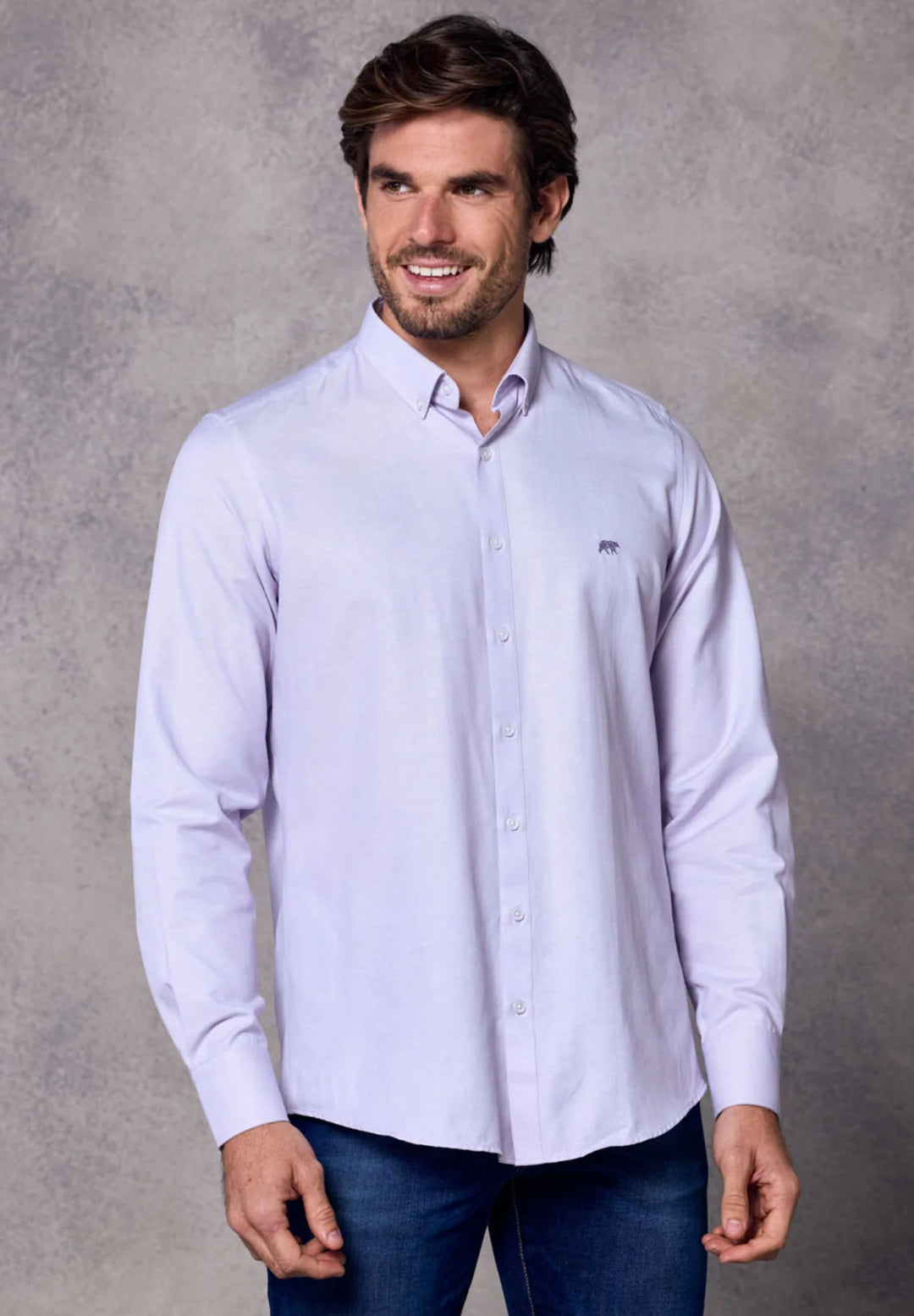 Rivet & Denim Oxford Shirt | Lilac