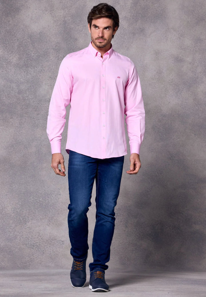 Rivet & Denim Oxford Shirt | Rose