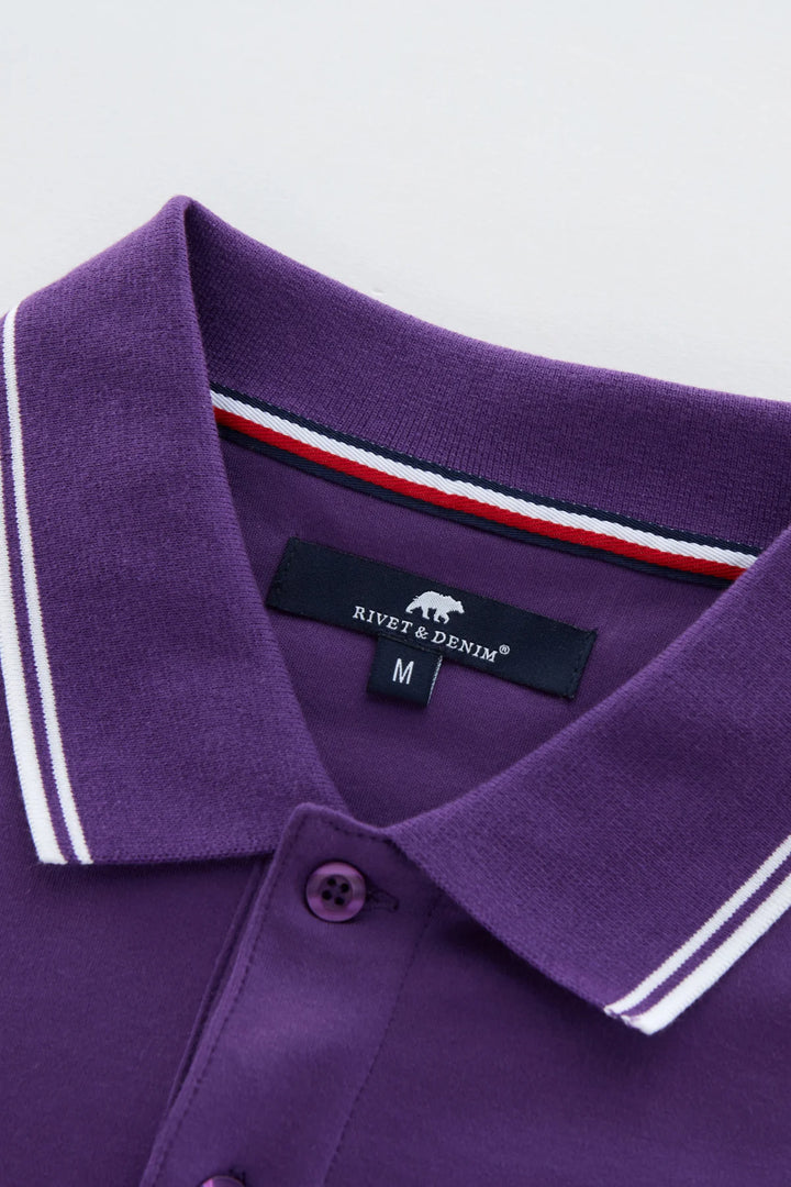 Rivet & Denim Polo | Locker | Grape