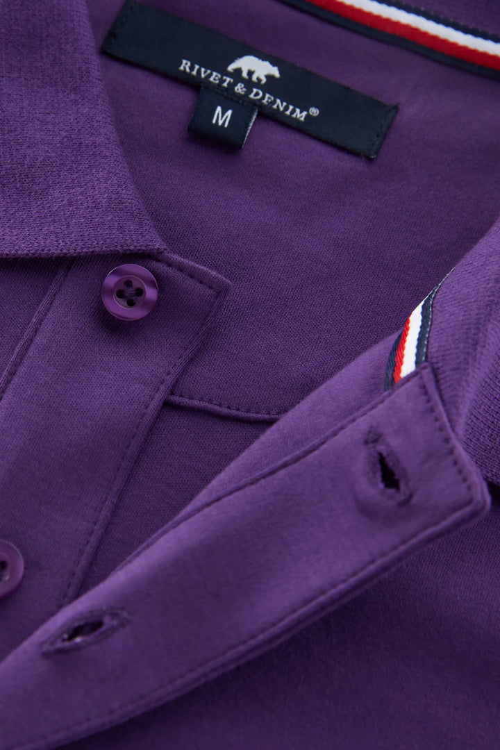 Rivet & Denim Polo | Locker | Grape