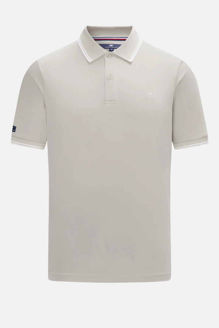 Rivet & Denim Polo | Locker | Pumice