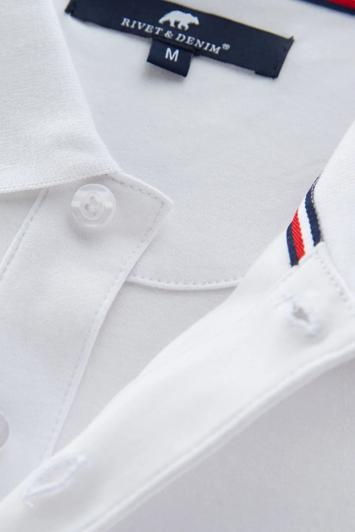Rivet & Denim Polo | Locker | White