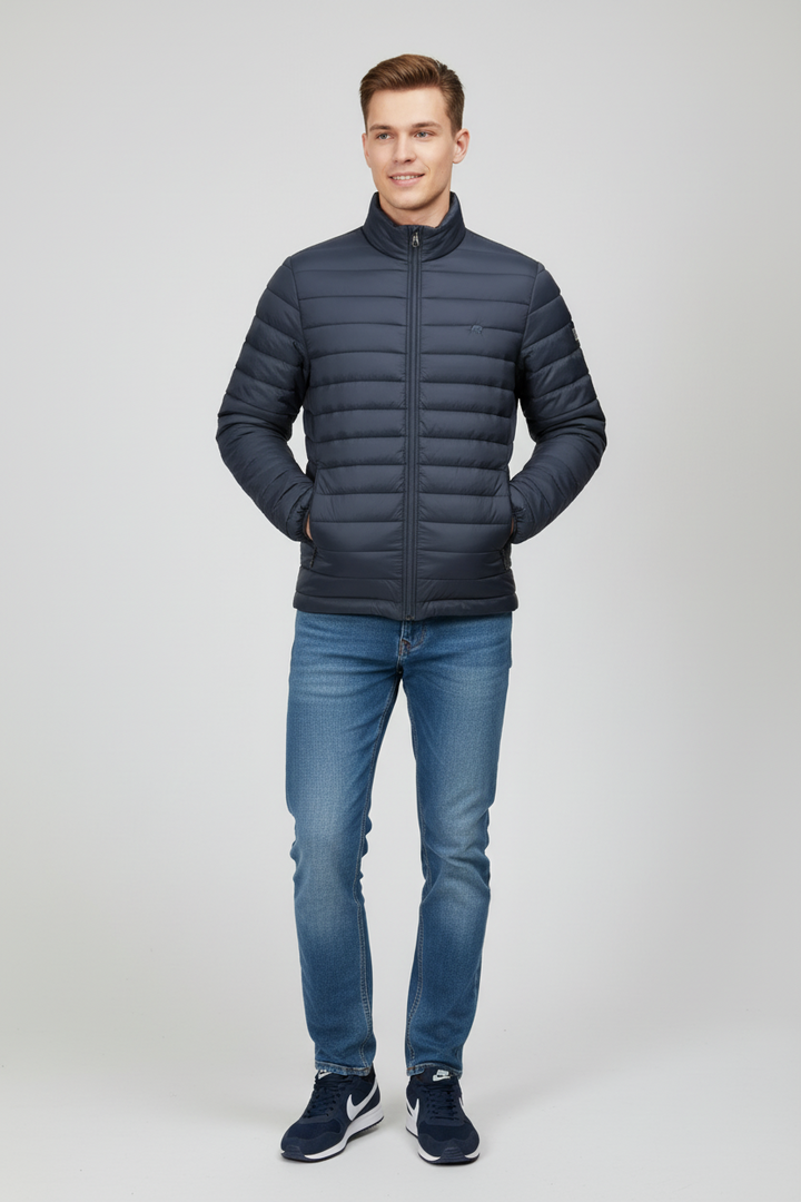 Rivet & Denim Ridge Puffer Jacket | Navy