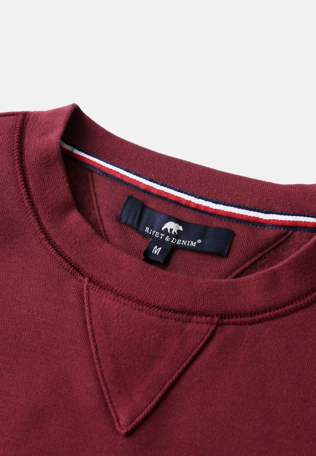 Rivet & Denim Senator Crew Sweatshirt | Burgundy