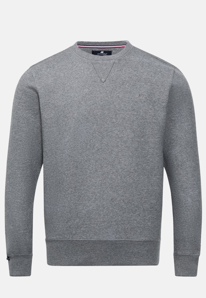 Rivet & Denim Senator Crew Sweatshirt | Grey