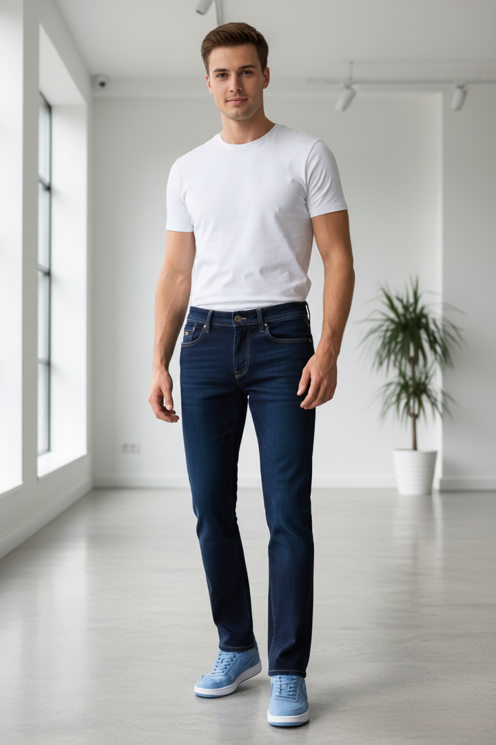 Rivet & Denim Jeans | Straight Leg | Forge | Dark Wash