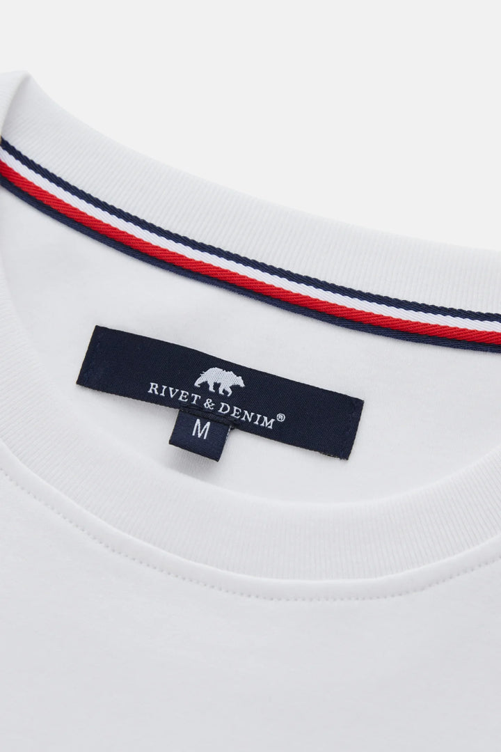 Rivet & Denim T-Shirt | Elevate | White