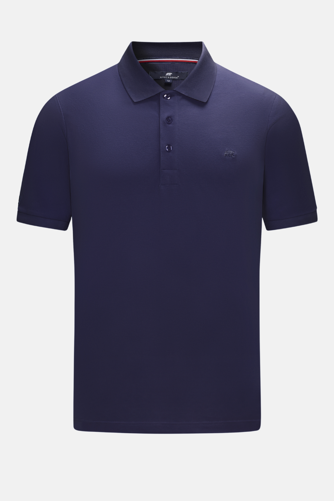 Rivet & Denim Polo Shirt - Gosh | Peacoat