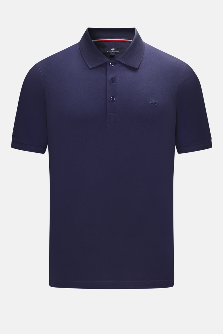 Rivet & Denim Polo Shirt - Gosh | Peacoat