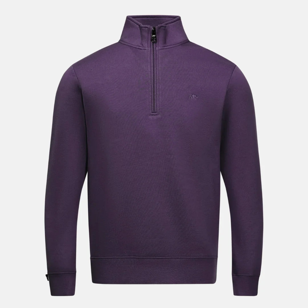 Rivet & Denim Flux 1/4-zip Top | Purple