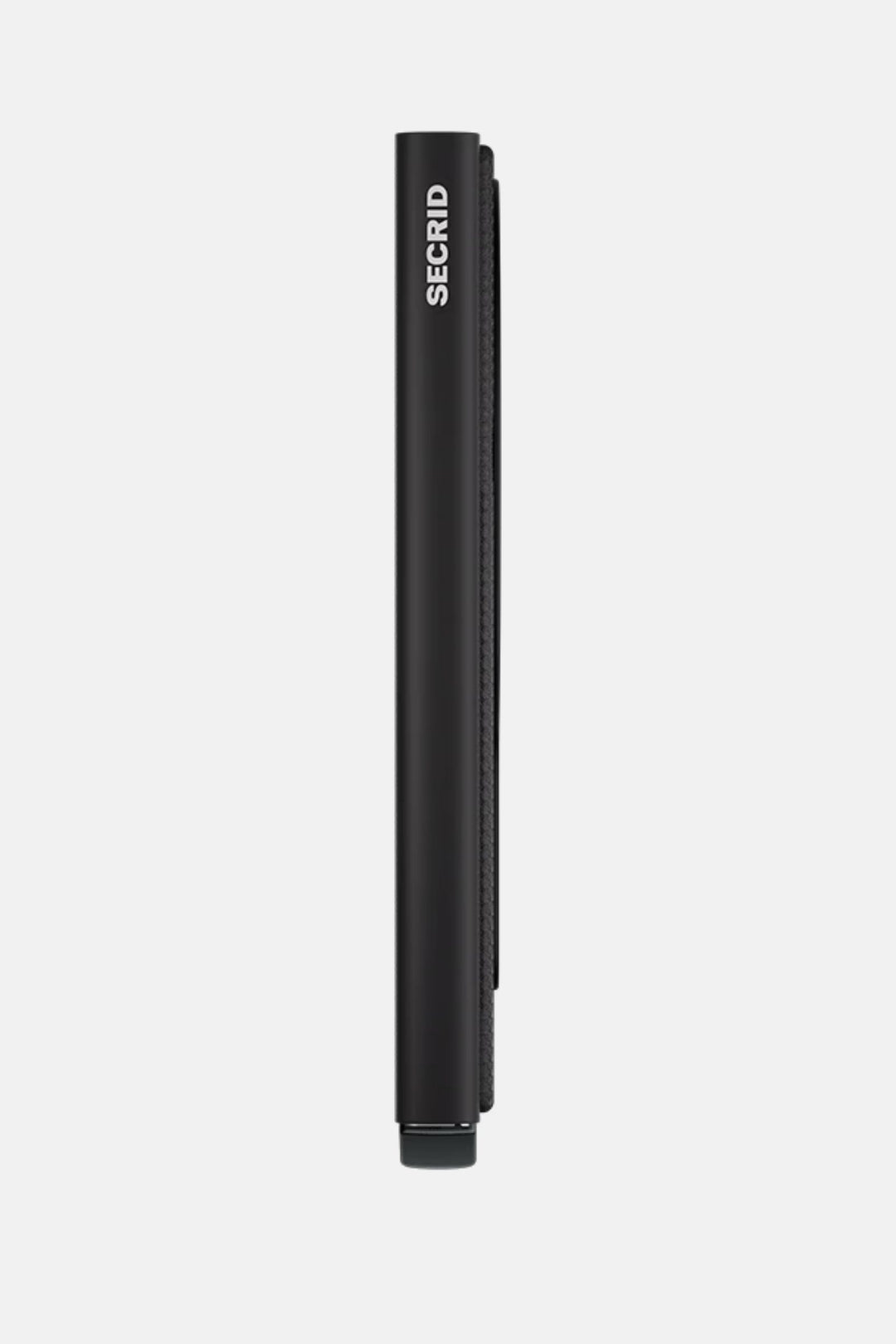 Black slim cardprotector with embossed SECRID branding strip