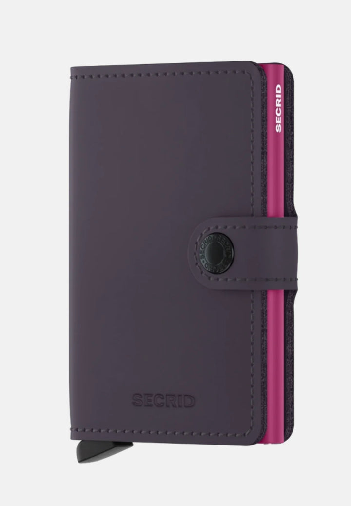 Secrid Miniwallet | Matte Dark Purple Fuchsia