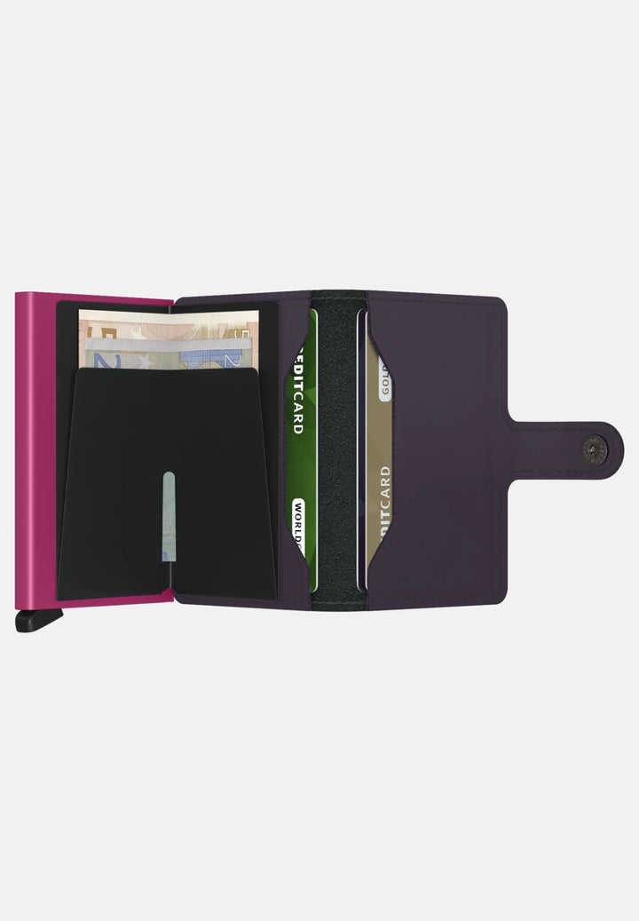 Secrid Miniwallet | Matte Dark Purple Fuchsia