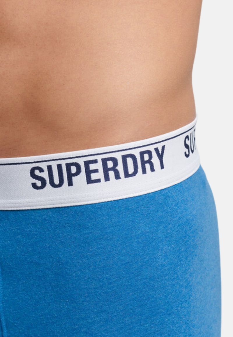 Superdry Boxers | Double Pack | Mazarine/Electric Blue