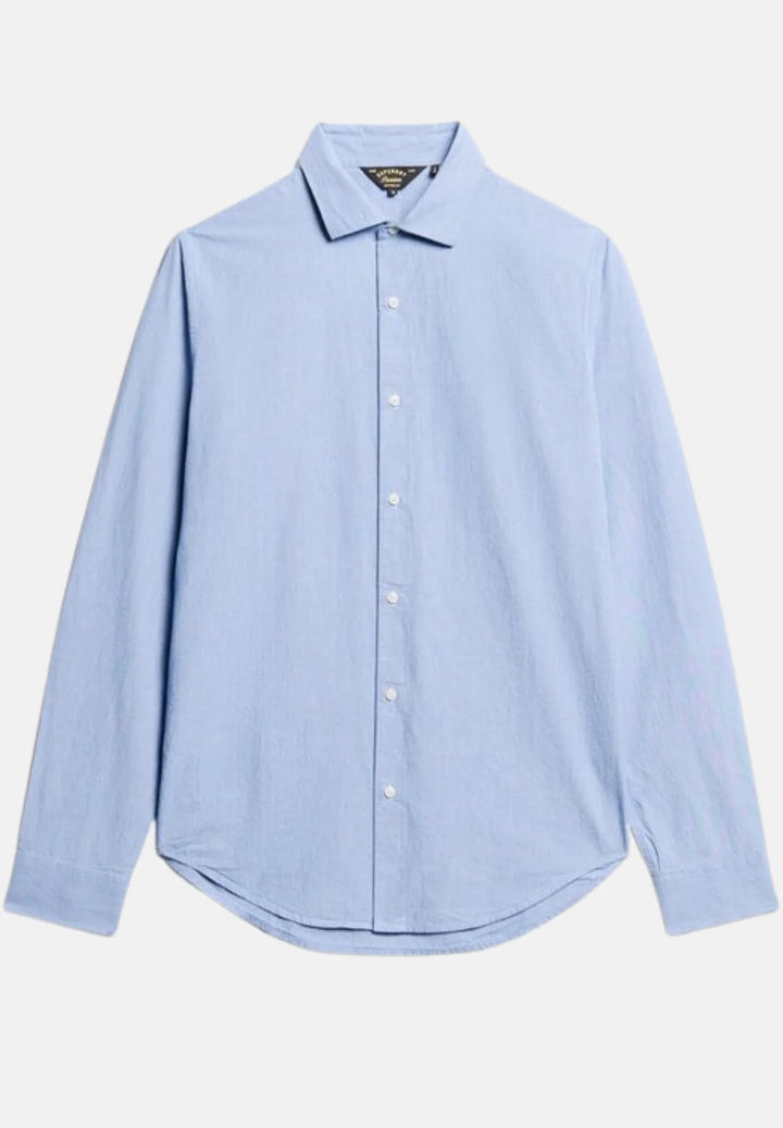 Superdry Causal Long-Sleeved Shirt  | Colony Blue