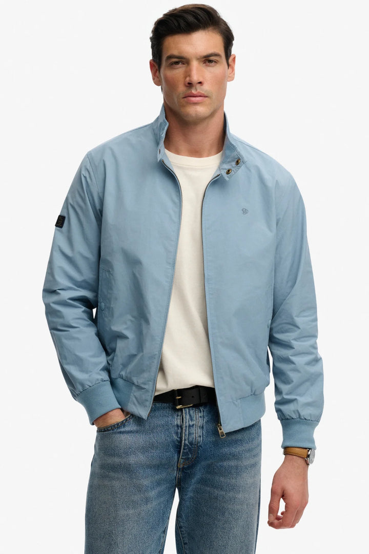 Superdry Classic Harrington Jacket | China Blue