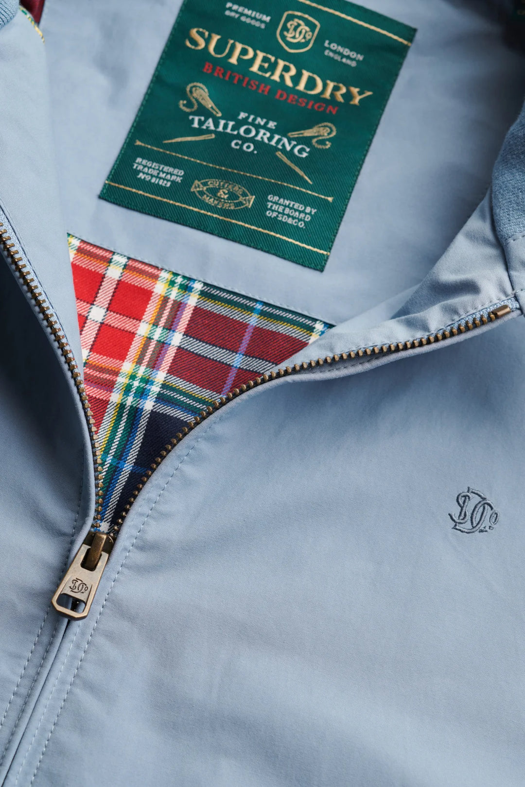 Superdry Classic Harrington Jacket | China Blue