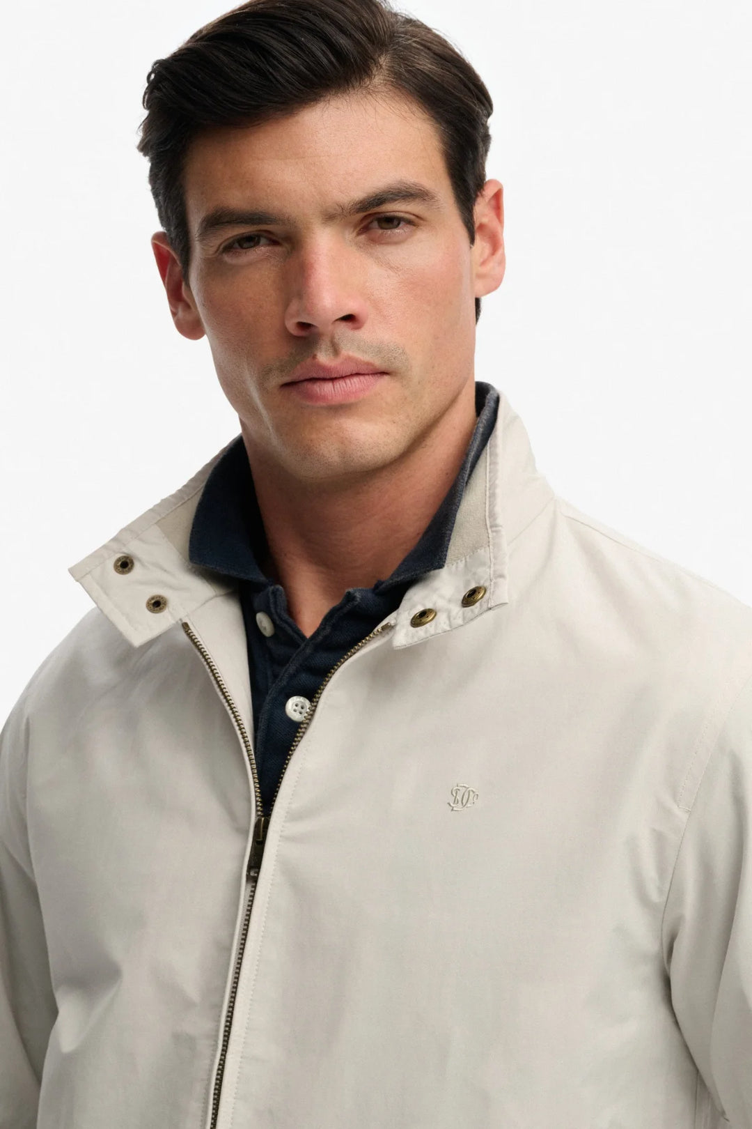 Superdry Classic Harrington Jacket | Rainy Day Grey