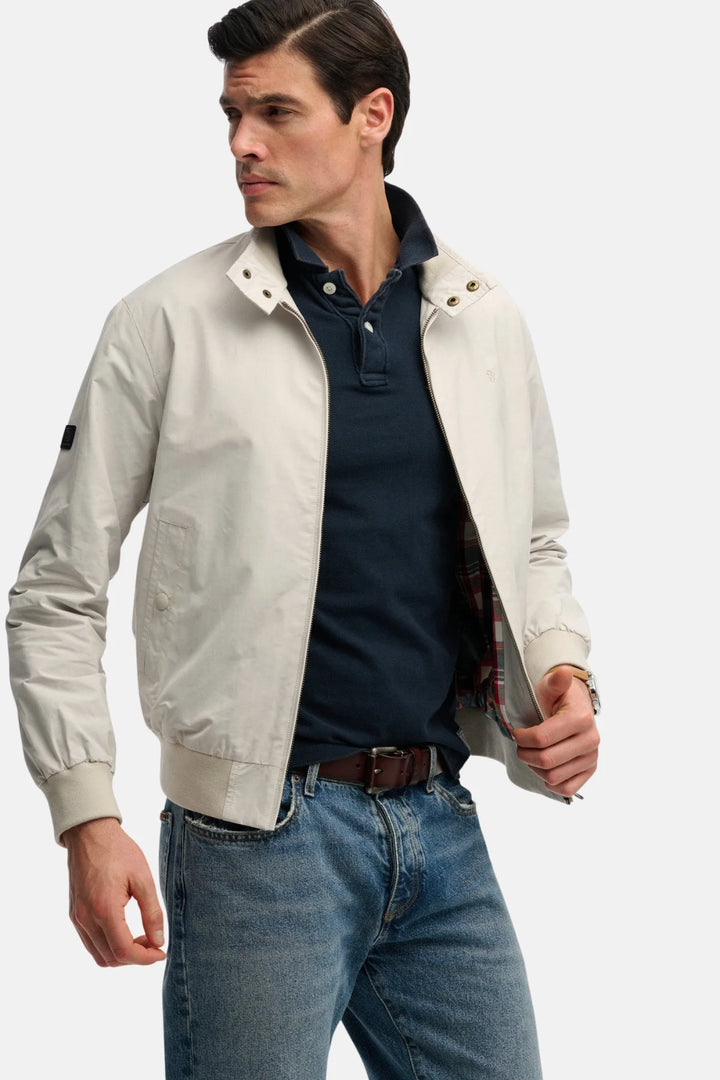Superdry Classic Harrington Jacket | Rainy Day Grey