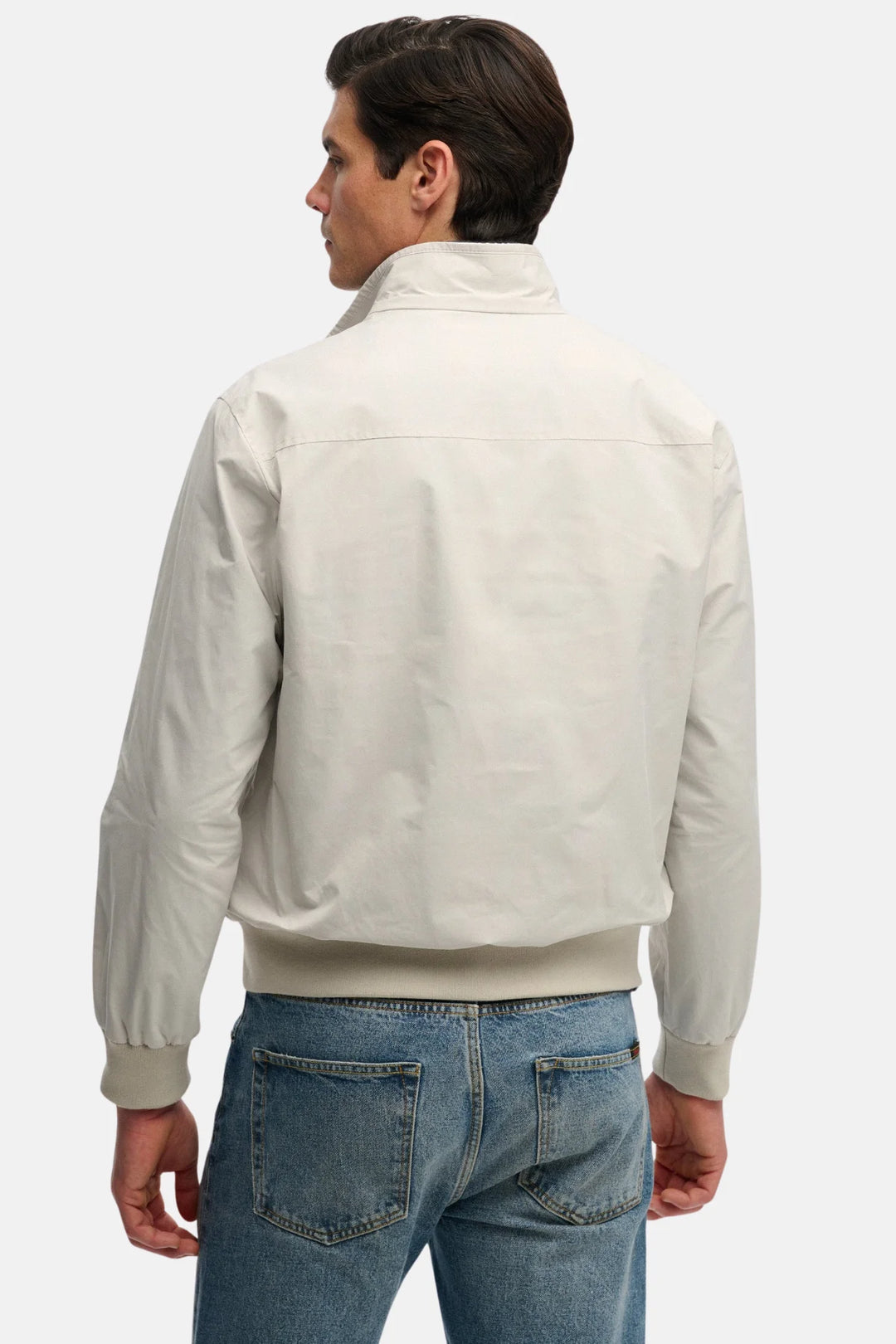 Superdry Classic Harrington Jacket | Rainy Day Grey