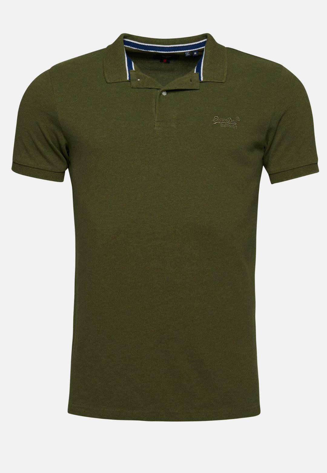 Men's Superdry Pique Polo Shirt | Green –