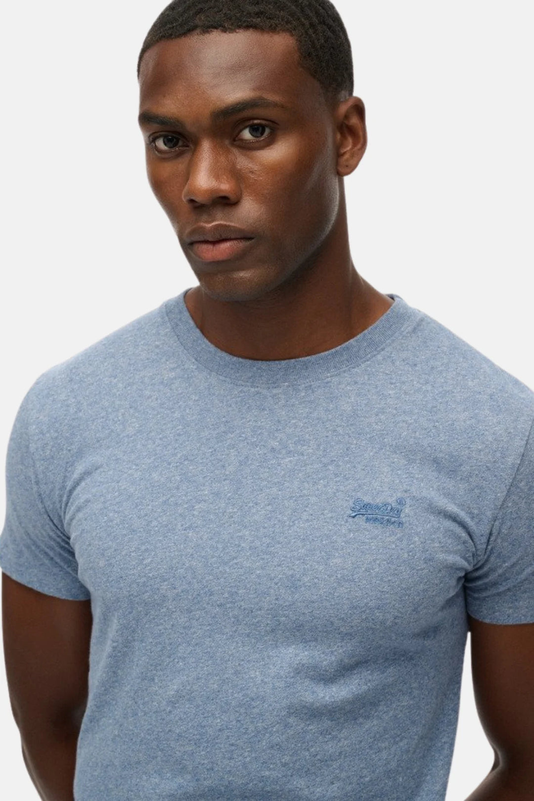 Superdry Essential Logo T-Shirt | Bay Blue Marl