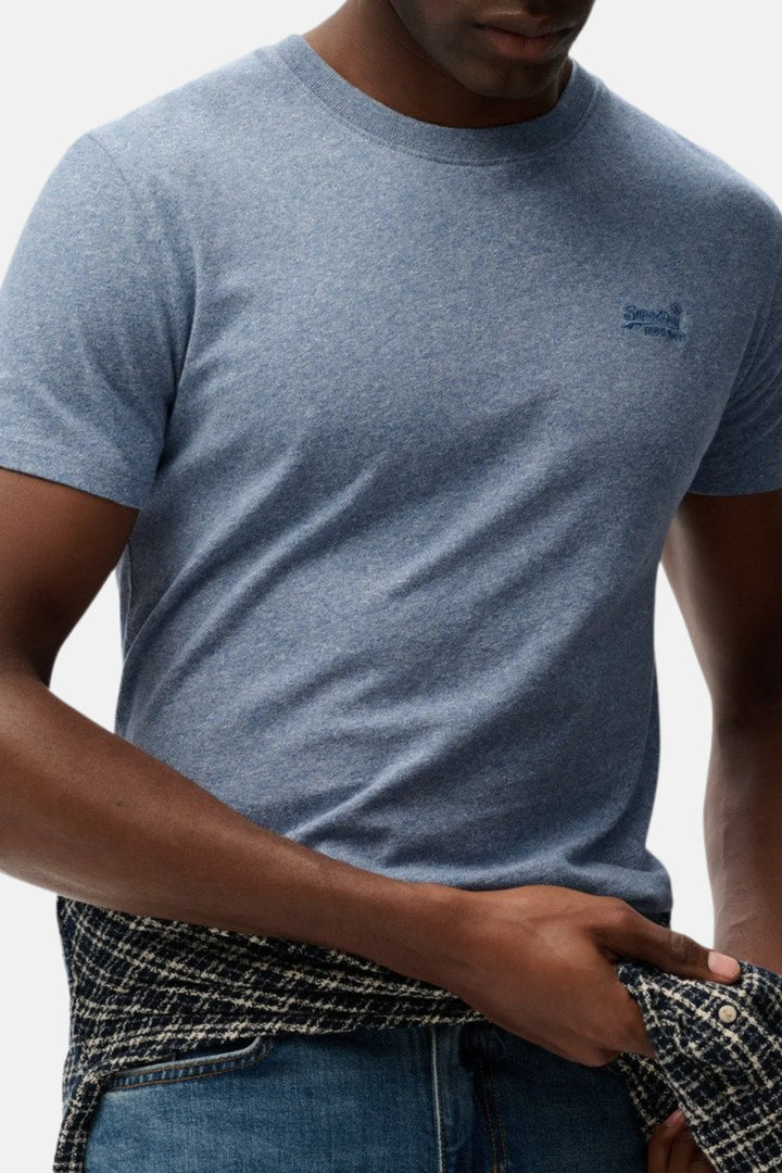 Superdry Essential Logo T-Shirt | Bay Blue Marl