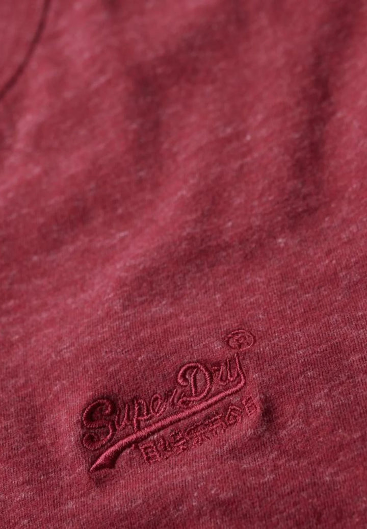 Superdry Essential Logo T-Shirt | Berry Red Marl